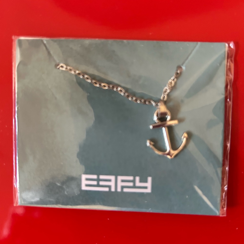 EFFY Sterling Silver Anchor Necklace —MOTHERS DAY GIFT